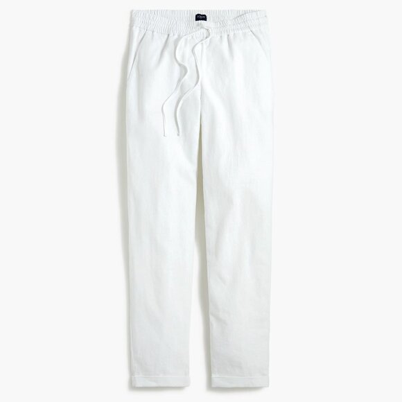 J.Crew Factory Linen-Cotton Blend Drawstring Pant - Picture 5 of 5